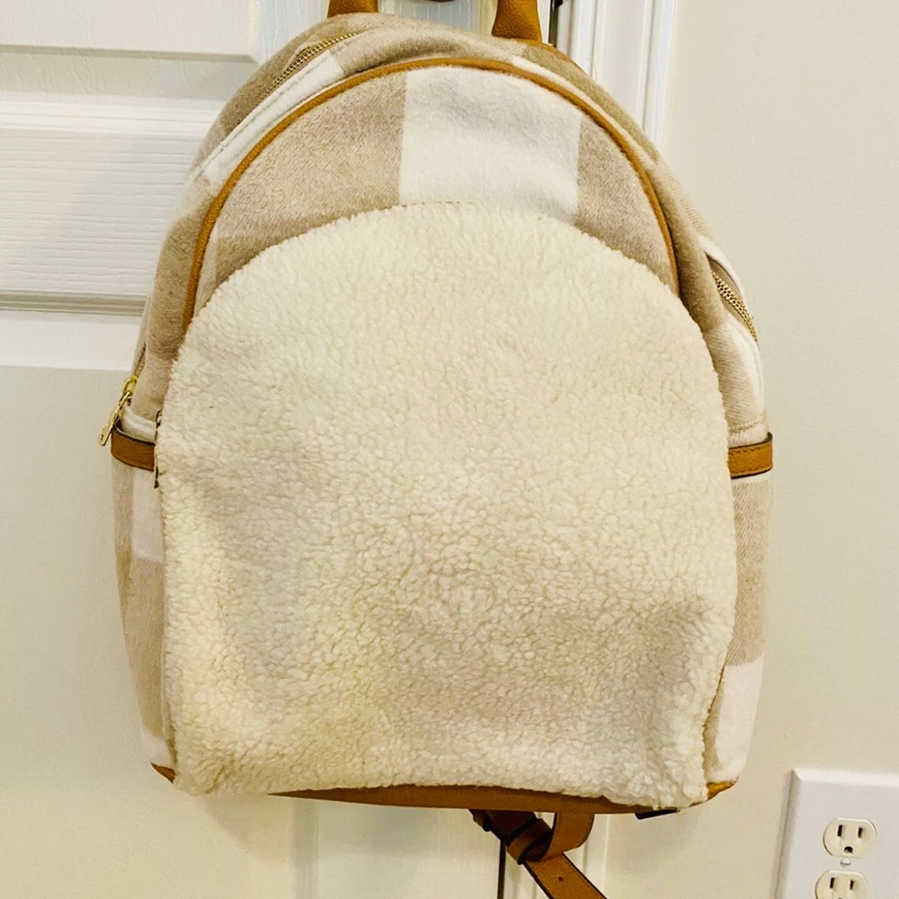 Adam Lippes Sherpa Backpack Target NWOT